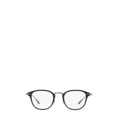 Oliver Peoples Davitt Round-frame Glasses In Black
