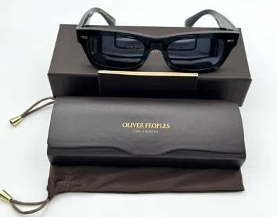 Pre-owned Oliver Peoples Davri 0ov5510su 1731r5 - Black Frame / Carbon Grey Lens In Gray