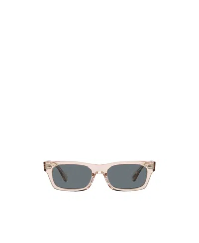 Oliver Peoples Davri Rectangle-frame Sunglasses In Gray