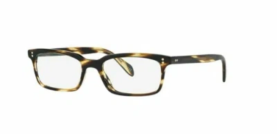 Pre-owned Oliver Peoples Denison-j Ov5102a-1003 Cocobolo 5102 Eyeglasses In Clear