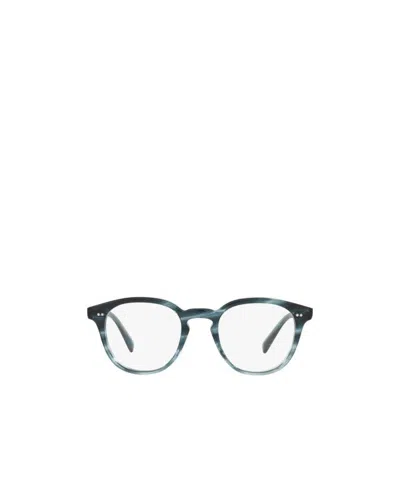Oliver Peoples Desmon Round-frame Glasses In Blue