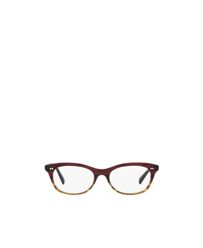 Oliver Peoples Dezerai Rectangle-frame Sunglasses In Red