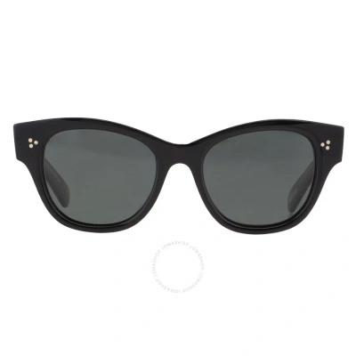 Oliver Peoples Eadie Polarized Midnight Express Cat Eye Ladies Sunglasses Ov5490su 1492p 251 In N/a