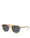 Oliver Peoples Emryn Pillow Sunglasses, 50mm In Blue