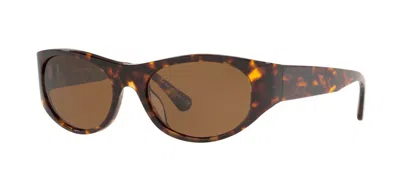 Pre-owned Oliver Peoples Exton Ov 5399su Havana/brown (1654/57) Sunglasses