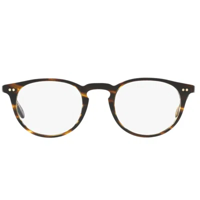 Oliver Peoples Eyeglasses Ov5004 1003 Riley R Cocobolo/transparent Men In Multi