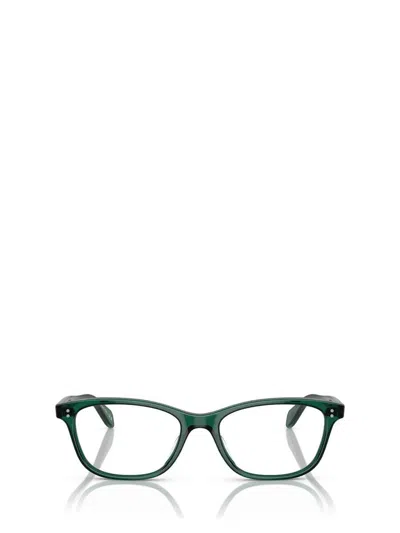 Oliver Peoples Eyeglasses In Translucent Dark Teal