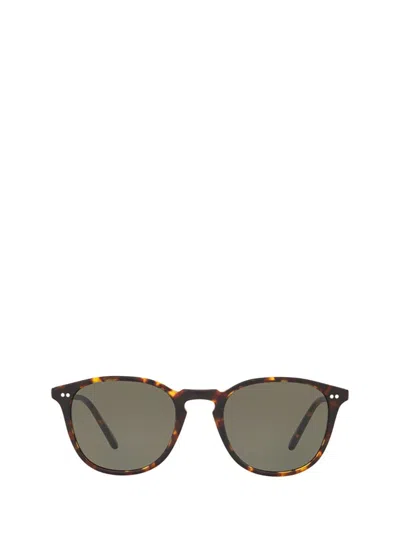 Oliver Peoples Forman Square Polarized Sunglasses In Dark Green
