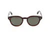 Oliver Peoples Cary Grant Oval Polarized Acetate Sunglasses In Grant Tortoise