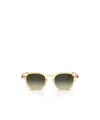 Oliver Peoples Eyles Round-frame Sunglasses In Yellow