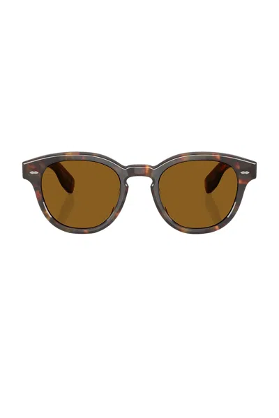 Oliver Peoples Eyles Sunglasses In Burgundy