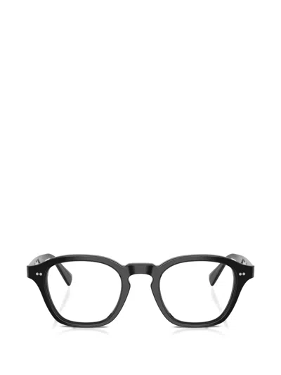 Oliver Peoples Eyles-r Geometric-frame Glasses In Black