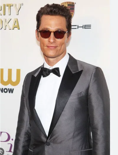 Pre-owned Oliver Peoples Fairmont 49mm Sun In Black/persimmon Msrp$546 Mcconaughey's Fav In Orange