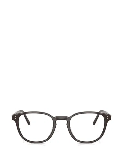 Oliver Peoples Fairmont Round-frame Glasses In Black