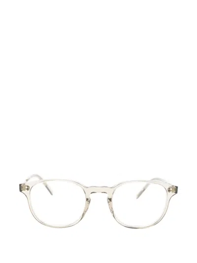 Oliver Peoples Fairmont Round-frame Glasses In Gray