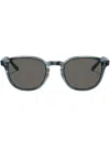 Oliver Peoples Fairmont Sun-f Round-frame Sunglass In Blue