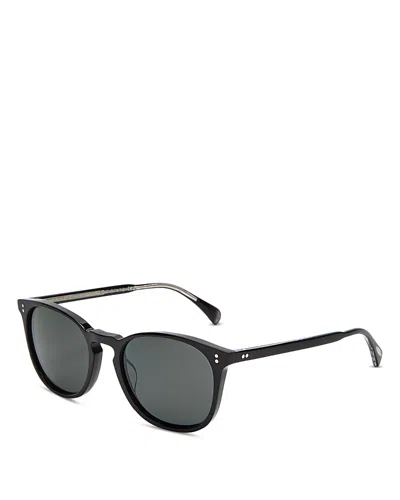 Oliver Peoples Finlay Round Sunglasses, 53mm