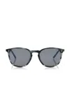 Oliver Peoples Finley 1993 Round-frame Acetate Sunglasses In Blue