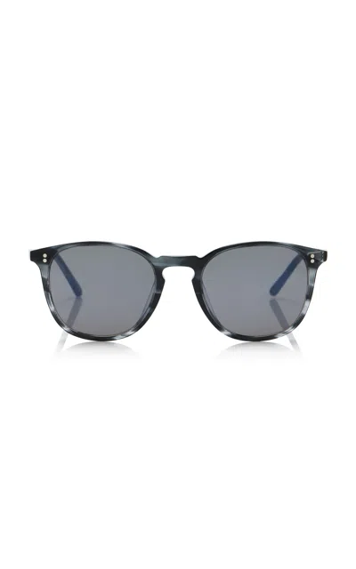 Oliver Peoples Finley 1993 Round-frame Acetate Sunglasses In Blue