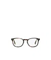 Oliver Peoples Geometrical Frame Flat Mirror In Brown
