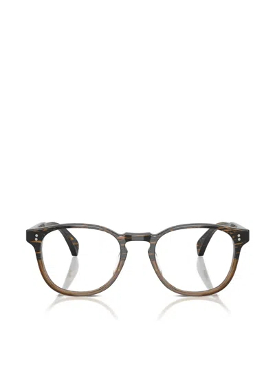 Oliver Peoples Finley Esq. Round-frame Glasses In Black
