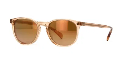 Pre-owned Oliver Peoples Finley Esq. Sun Ov 5298su Blush/rose Quartz Mirrored Sunglasses
