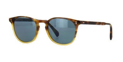 Pre-owned Oliver Peoples Finley Esq. Sun Ov 5298su Vintage Brown Tortoise 51mm Sunglasses In Indigo Photochromic