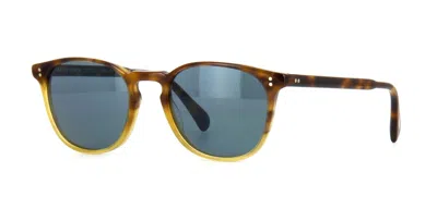 Pre-owned Oliver Peoples Finley Esq. Sun Ov 5298su Vintage Brown Tortoise Sunglasses In Indigo Photochromic