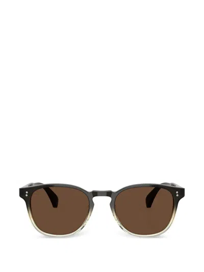 Oliver Peoples Kids' Finley Esq. Sun Round-frame Sunglasses In Green