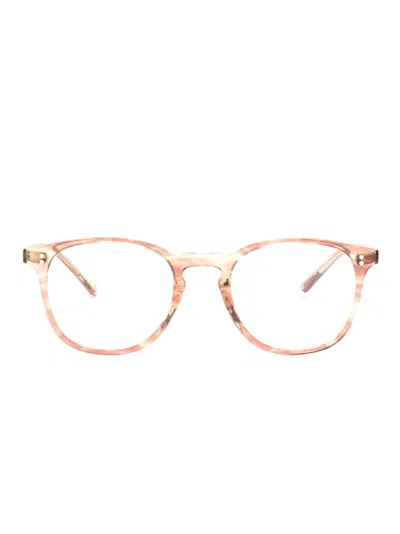 Oliver Peoples Finley Tortoiseshell-frame Glasses In Brown