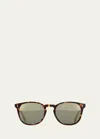 Oliver Peoples Finley Universal-fit Photochromic Sunglasses In Tortoise