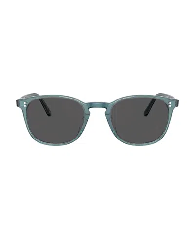 Oliver Peoples Finley Vintage Round-frame Sunglasses In Gray