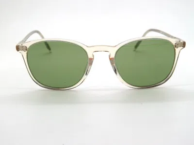 Pre-owned Oliver Peoples Finley Vintage Sun Ov5397su 109452 Buff/green 49mm Sunglasses