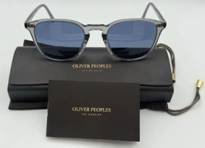 Pre-owned Oliver Peoples Forman L.a. Ov5414su 1132v- Workman Grey / Blue Polarized