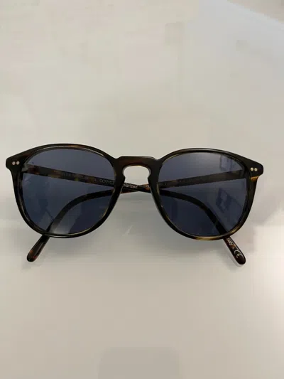 Pre-owned Oliver Peoples Forman La Polarized Sun In Cocobolo Msrp$496 Dicaprio's Fav In Blue