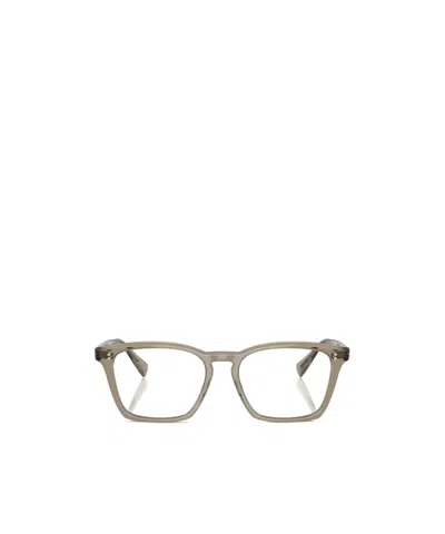 Oliver Peoples Full Frame Plain Mirror In Brown