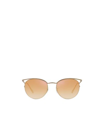 Oliver Peoples Full Frame Sunglasses In Gold