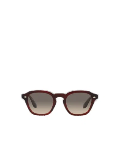 Oliver Peoples Full Frame Sunglasses In Brown