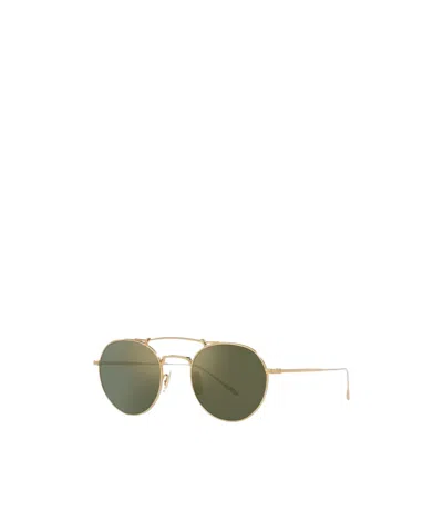 Oliver Peoples Full Frame Sunglasses In Green