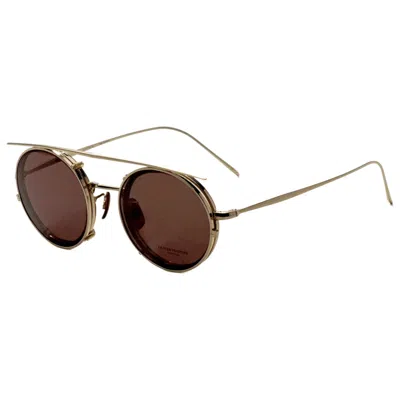 Oliver Peoples G. Ponti-2 Unisex Sunglasses In Brown