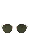 Oliver Peoples Coleridge Clip Sunglasses In Green
