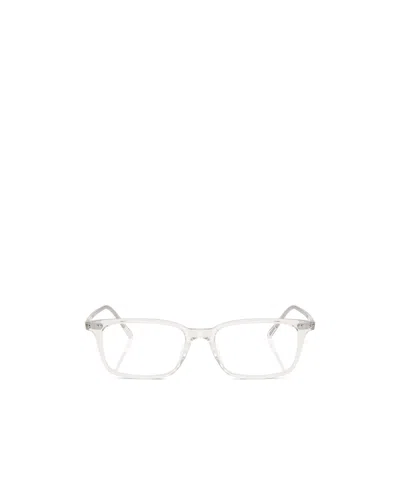 Oliver Peoples Geometric Flat Mirror In Gray
