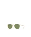 Oliver Peoples Geometric Frame Sunglasses In Gold
