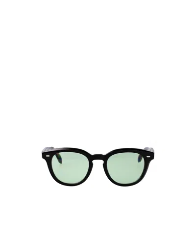 Oliver Peoples Geometric Sunglasses In Green