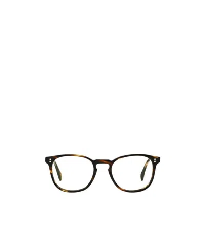 Oliver Peoples Geometrical Frame Flat Mirror In Black