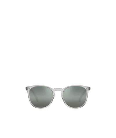 Oliver Peoples Geometrically Framed Sunglasses In Gray