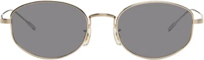 Oliver Peoples Gold Estra Sunglasses In Gray