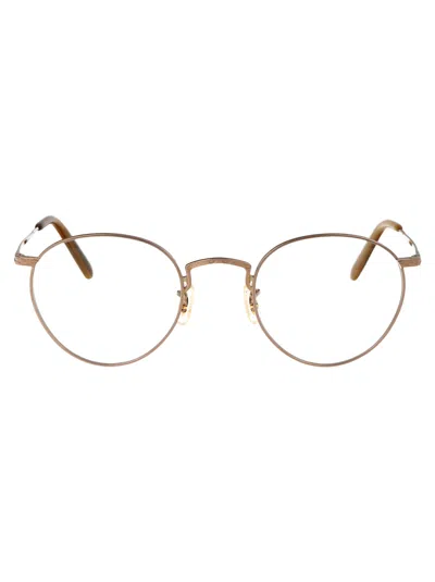 Oliver Peoples Gold Titanium Optical Glasses