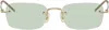 Oliver Peoples Gold Tk-10 Sunglasses In Green