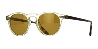 Pre-owned Oliver Peoples Gregory Peck Sun Ov 5217/s Buff Dtb/gold (1485/w4) Sunglasses